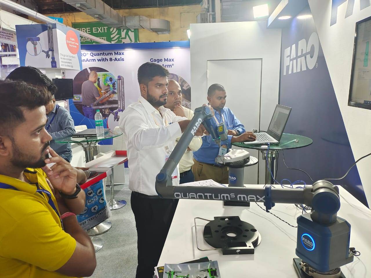 Faro's tradeshow booth 