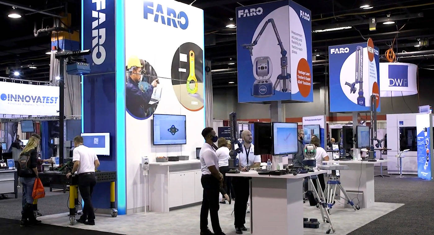 FARO 3D Metrology Tradeshow Booth