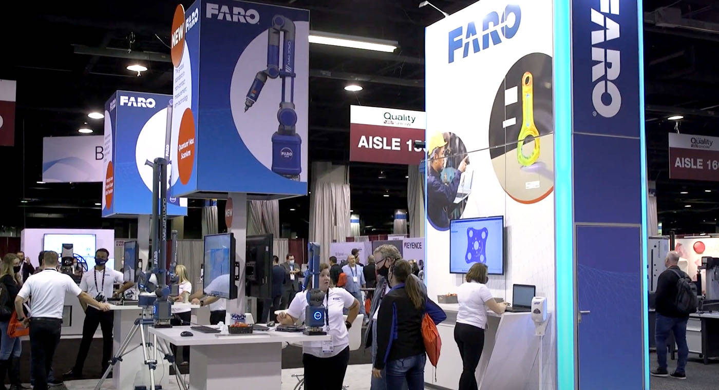 FARO Quantum Max at Tradeshow