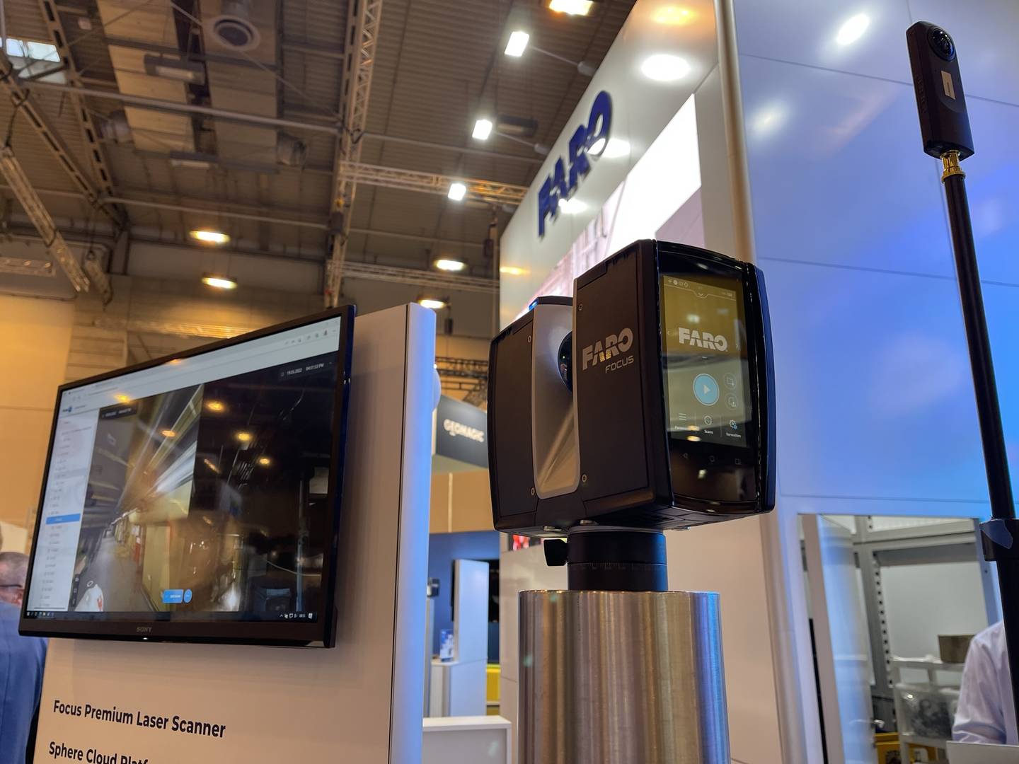 FARO FOCUS AT FARO'S BOOTH ON A TRADESHOW