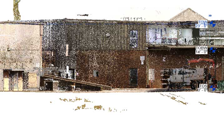 aligned building slab