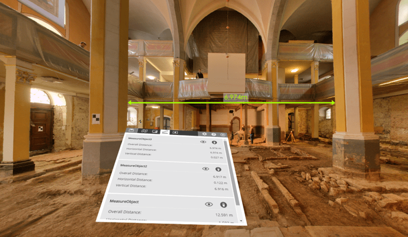 faro scene with virtual reality