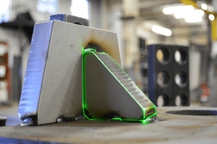 Laser Projection is used when throughput needs to be increased, scrap and rework need to be decreased, and accuracy needs to be improved