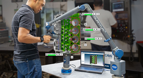 Carefree integration for probing and scanning inspections | Article | FARO