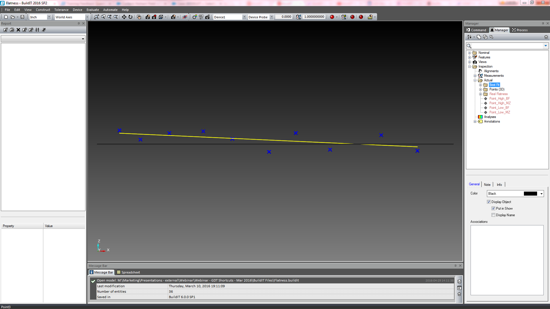 ベストフィット平面