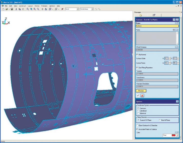  complete measured and engineered mid-aft fuselage assembly
