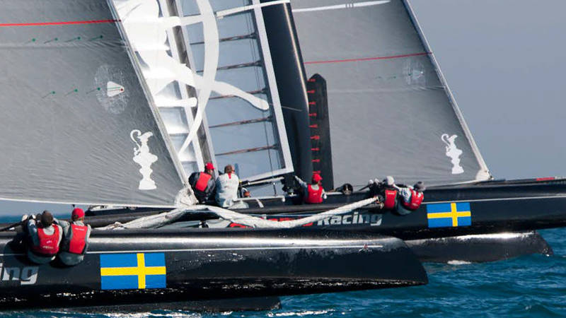 MIT TRAGFLACHENSEGELN AUF ERFOLGSKURS DER FARO LASER TRACKER BEI ARTEMIS RACING_thumb