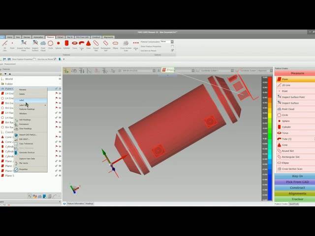 Using metrology software to capture data for reverse engineering ...