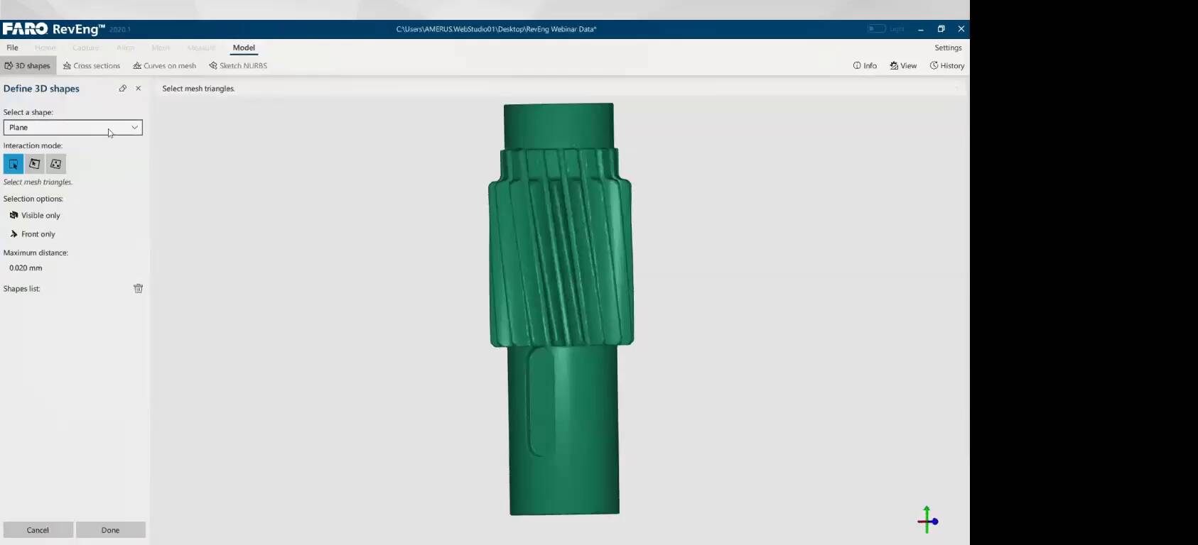 Reverse Engineering Made Easy with 3D Laser Scanning inar FARO