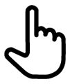 one hand icon