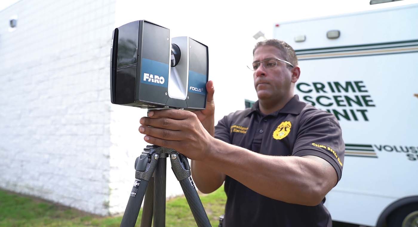 Faro Focus scanner being evaluated