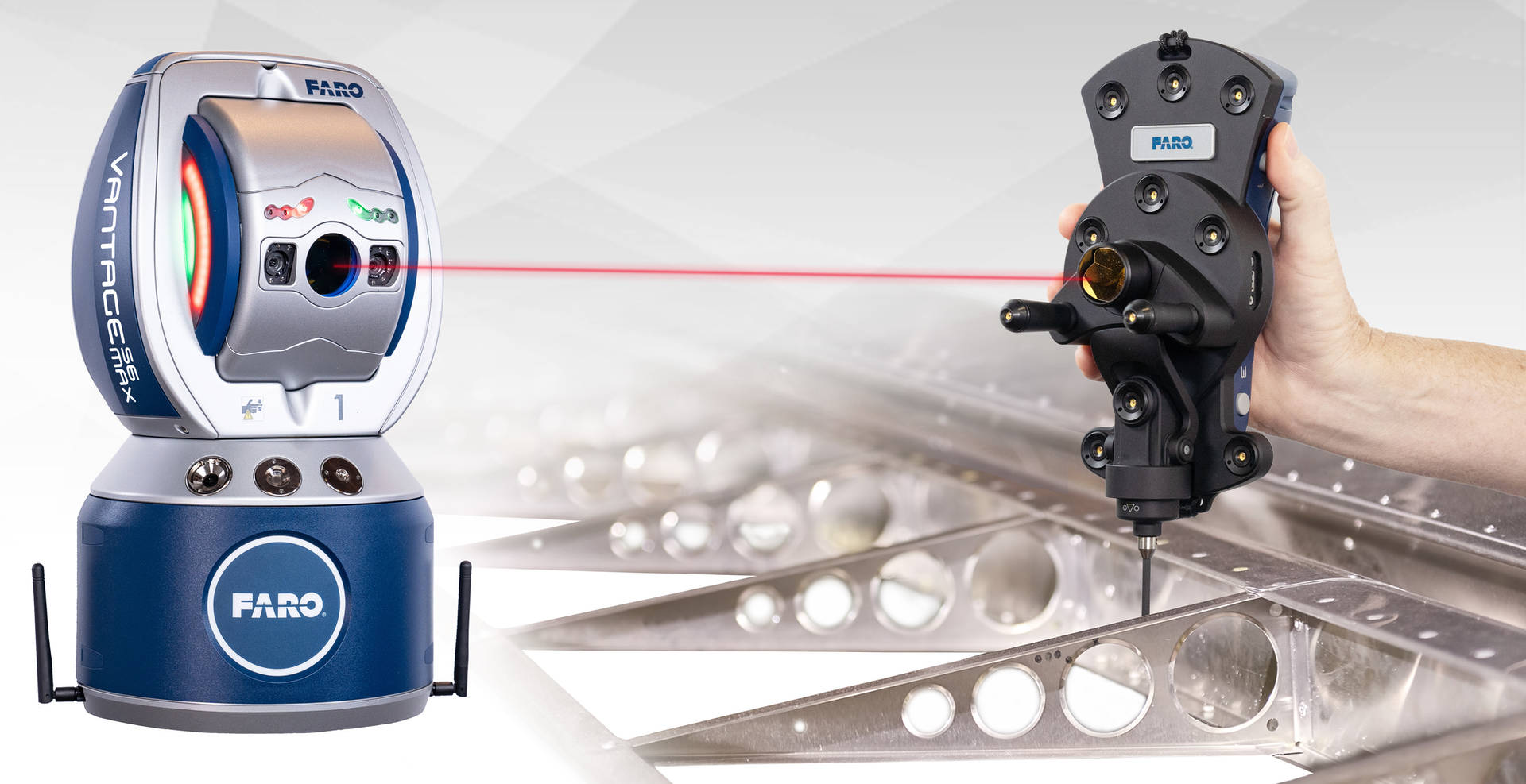FARO's Dynamic Duo of Laser Trackers and the 6DoF Probe