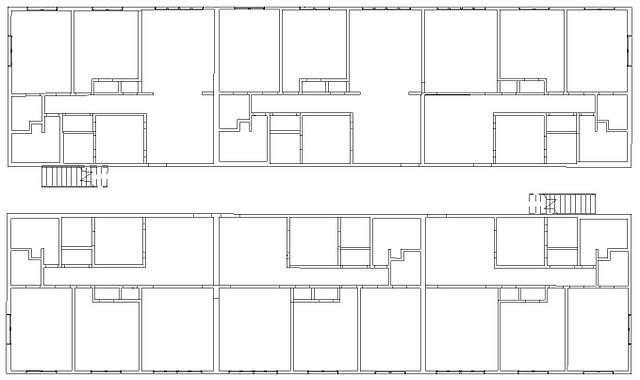 2D drawing of an internal floorplan from an apartment